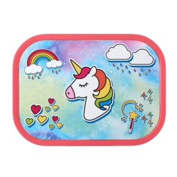 Zestaw śniadaniowy dziecięcy Mepal Campus Unicorn (lunchbox + bidon +butelka termiczna) - miniatura 3