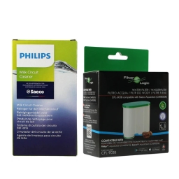 Filtr FilterLogic CFL-903B + środek do czyszczenia cappuccino Philips CA6705/10 - miniatura 1