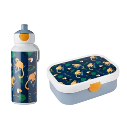 Zestaw śniadaniowy dziecięcy Mepal Campus Jungle 107410165393 (lunchbox + bidon) - miniatura 1