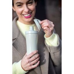 Zestaw śniadaniowy Koziol (lunchbox PASCAL + butelka bidon na wodę 425ml) beżowy - miniatura 6