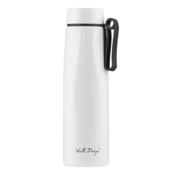Butelka termiczna Vialli Design FUORI 500ml z uchwytem 12/24h (biała) - miniatura 1