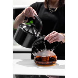 Czajnik z gwizdkiem Vialli Design DIAMANTE 1,5L (grafit matowy) 28197 - miniatura 4