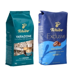 Kawa ziarnista Tchibo Variazione + Exclusive (zestaw degustacyjny) 2kg - miniatura 1