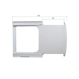 Łącznik pralki z suszarką z półką Whirlpool SKS101 484000008436 60x60cm - miniatura 4