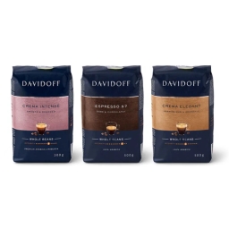 Kawa ziarnista premium Davidoff - zestaw smakowy (Creme / 57 / Intense) - miniatura 1