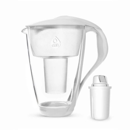 Dzbanek filtrujący szklany Dafi Crystal LED +1 filtr Classic (biały) - miniatura 1