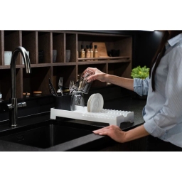 Ociekacz na naczynia suszarka Vialli Design LIVIO DUO (biały) 28449 - miniatura 5