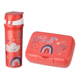 Zestaw śniadaniowy Koziol DREAMS (lunchbox Candy L + butelka bidon na wodę 500ml) - miniatura 1