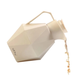 Termos z wkładem szklanym Vialli Design GEO 1L (kremowy) 27480 - miniatura 2