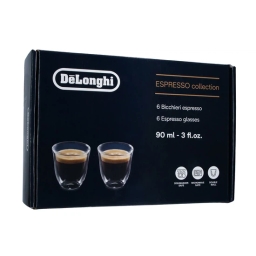 Zestaw szklanek termicznych do espresso DeLonghi 5513284431 DLSC300 (6szt.) - wersja 90ml - miniatura 3