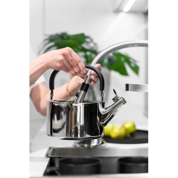 Czajnik z gwizdkiem Vialli Design DIAMANTE 1,5L (stal polerowana) 27848 - miniatura 2