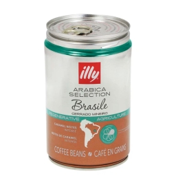 Zestaw kaw ziarnistych w puszce Illy 250g: Guatemala + Ethiopia + Brasile - miniatura 4