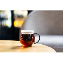 Szklanka do herbaty z zaparzaczem Vialli Design BOLLA 400ml 29736 (2szt.) - miniatura 5