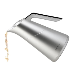 Termos z wkładem szklanym Vialli Design SOHO 1L (srebrno-czarny) 29231 - miniatura 3