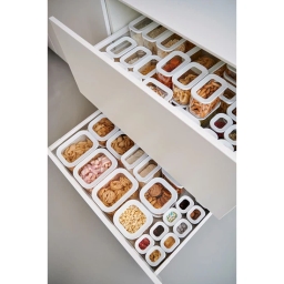 Pojemniki na żywność Mepal Modula 106994530600 (biały) - zestaw 9szt. - miniatura 5