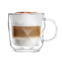 Szklanki termiczne do kawy i herbaty Vialli Design GEO 330ml (2szt.) 28500 - miniatura 2