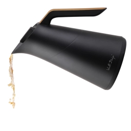 Termos z wkładem szklanym Vialli Design SOHO 1L (czarno-złoty) 29224 - miniatura 3