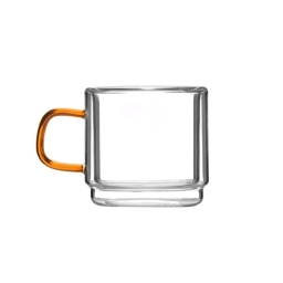Szklanki termiczne do kawy espresso Vialli Design AMBER 80ml (2szt.) - miniatura 2