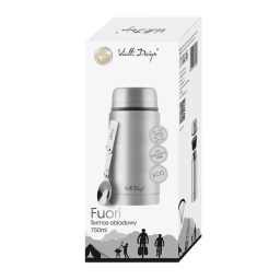 Termos obiadowy Vialli Design FUORI 750ml (stalowy matowy) 28166 - miniatura 3