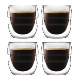 Szklanki termiczne do kawy espresso Vialli Design SFERICO 70ml (4szt.) 27947 - miniatura 1