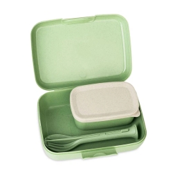 Lunchbox + sztućce Koziol CANDY READY 7272703 (zielony) - miniatura 1