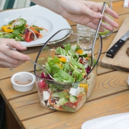 Pojemnik prożniowy do przechowywania żywności SeeYoo 2,7L (biały) z pompką manualną - miniatura 6