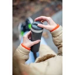 Zestaw śniadaniowy Koziol (lunchbox PASCAL + butelka bidon na wodę 425ml) popielaty - miniatura 2