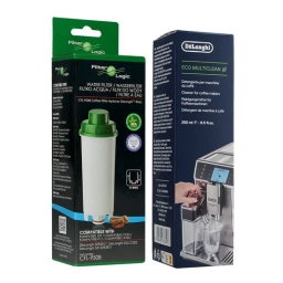 Zestaw do konserwacji ekspresu DeLonghi (filtr CFL-950B + płyn do czyszczenia dysz DeLonghi DLSC550 - miniatura 1
