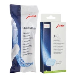 Zestaw do konserwacji Jura White 60209 + tabletki odkamieniające 61848 - miniatura 1