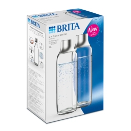 Zestaw butelek szklanych do saturatora Brita SodaTrio (2szt.) - miniatura 3