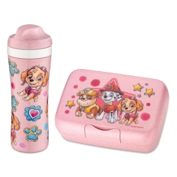 Zestaw śniadaniowy Koziol PSI PATROL różowy (lunchbox Candy L + butelka bidon na wodę 425ml) - miniatura 1
