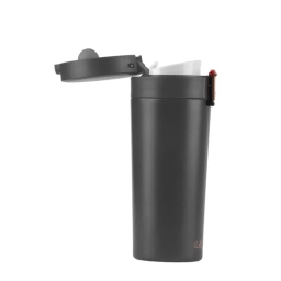 Kubek termiczny do kawy i herbaty Vialli Design FUORI 400ml (czarny gold rose) 28036 - miniatura 3