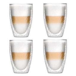 Szklanki termiczne do kawy Vialli Design ALESSIA 350ml (4szt.) 28494 - miniatura 1