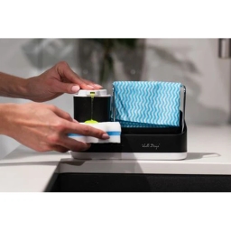 Organizer kuchenny z dozownikiem na płyn Vialli Design LIVIO DUO (czarny) 28296 - miniatura 4