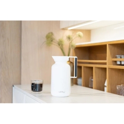 Termos z wkładem szklanym Vialli Design LUNGO 1L (biały) 29255 - miniatura 6