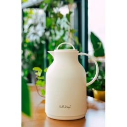 Termos konferencyjny z wkładem szklanym Vialli Design AMO 1L (kremowy) 27770 - miniatura 5