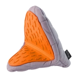 Rękawica kuchenna silikonowa bawełniana Vialli Design LIVIO 20757 (szaro-pomarańczowa) - miniatura 1