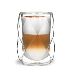 Szklanki termiczne do kawy i herbaty Vialli Design GEO 350ml (2szt.) 27589 - miniatura 3