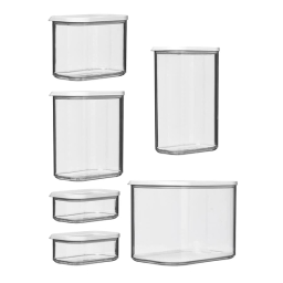 Zestaw pojemników na żywność Mepal Modula (1000ml, 1500ml, 2000ml,4500ml, 2x425ml) biały - miniatura 1
