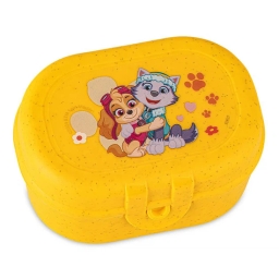 Zestaw śniadaniowy dla dzieci duży Koziol Psi Patrol GROW żółty (lunchbox + lunchbox mini + snackpot + butelka bidon na wodę 500ml) - miniatura 7