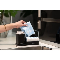 Organizer kuchenny z dozownikiem na płyn Vialli Design LIVIO DUO (czarny) 28296 - miniatura 5