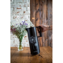 Termos konferencyjny z wkładem szklanym Vialli Design CORTO 1L (czarny) 238399 - miniatura 3