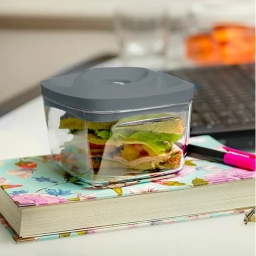 Zestaw pojemników prożniowych do przechowywania żywności DAFI SET5 (stalowy) - miniatura 7