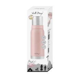 Termos turystyczny z kubkiem Vialli Design FUORI 1000ml (różowy) 27633 - miniatura 3