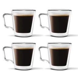 Szklanki termiczne do kawy i herbaty Vialli Design DIVA 250ml (4szt.) 25875 - miniatura 1