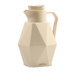 Termos z wkładem szklanym Vialli Design GEO 1L (kremowy) 27480 - miniatura 1