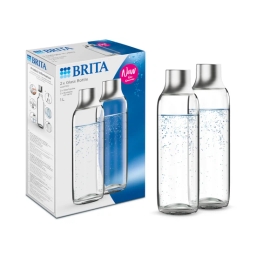 Zestaw butelek szklanych do saturatora Brita SodaTrio (2szt.) - miniatura 1