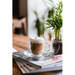 Szklanki termiczne ze spodkiem do kawy i herbaty Vialli Design AMO 250ml (2szt.) 27565 - miniatura 8