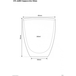Szklanki termiczne do cappuccino FilterLogic CFL-660 (2szt.) - miniatura 7