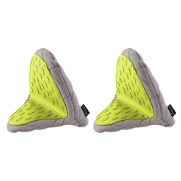 Rękawica kuchenna silikonowa bawełniana Vialli Design LIVIO 5992 (szaro-zielona) 2-pack - miniatura 1